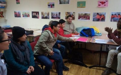 Parcours linguistiques maintenus par WhatsApp