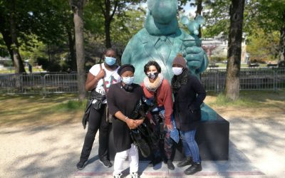 Visite de l’expo « Le Chat » de Geluck sur les Champs Elysées !