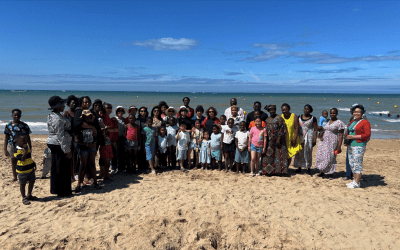 Les familles à la plage